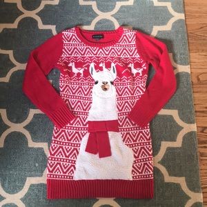 Lama holiday sweater!